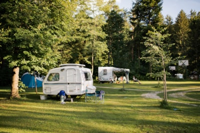 Standard pitch for a van / roof top tent / small camper  (max length 6m) with mountain view