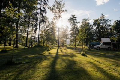 Standard pitch for a van / roof top tent / small camper  (max length 6m) with mountain view