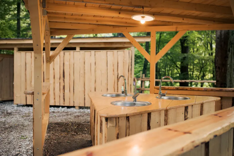 Moyen Emplacement Pour Camping-Car Dans Une Petite Forêt (Longueur Maximale 6M)