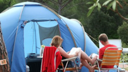 Emplacement - Emplacement Tente, Ensoleillé, Sans Éléctricité - Camping Tikayan Rives du Lac de Sainte Croix