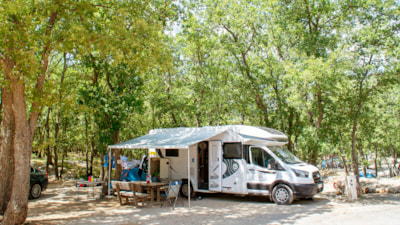 Pitch for tent, camper or caravan