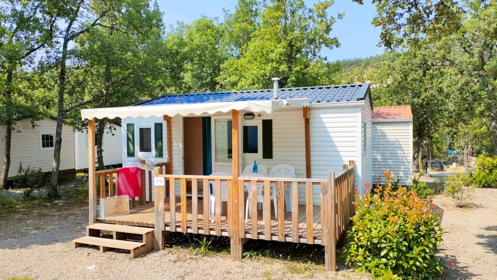 Huuraccommodatie(s) - Idaho Eco - Camping Tikayan Rives du Lac de Sainte Croix