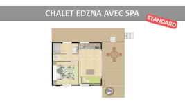 CHALET EDZNA. STANDAARD MET SPA