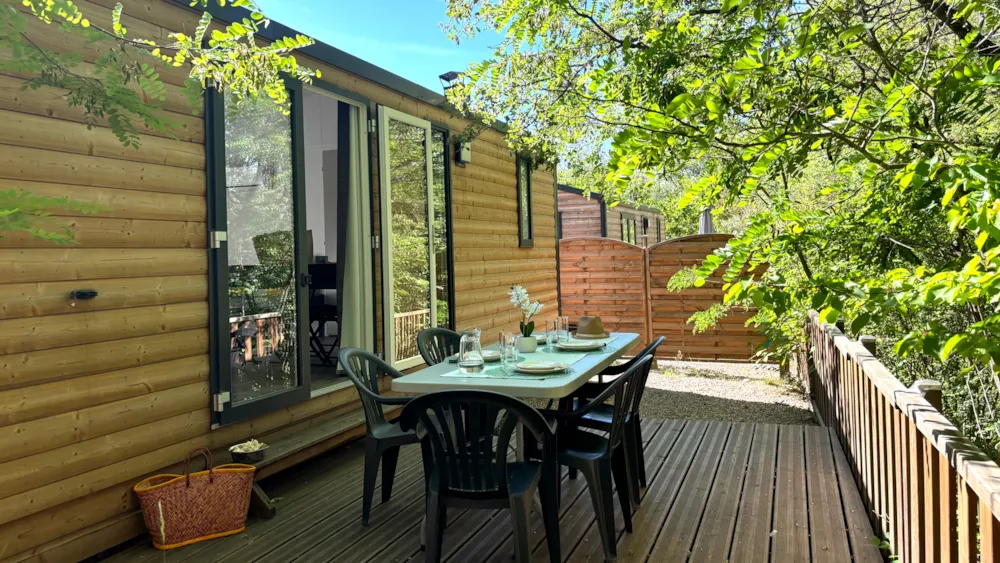 Huuraccommodatie(s) - Kansas Standaard - Camping Tikayan Rives du Lac de Sainte Croix