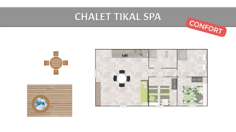 Chalet Tikal. Confort Avec Spa