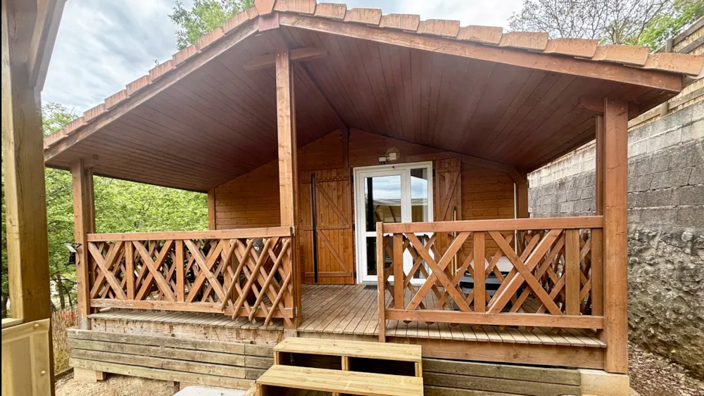 Location - Chalet Coba. Confort Avec Spa - Camping Tikayan Rives du Lac de Sainte Croix