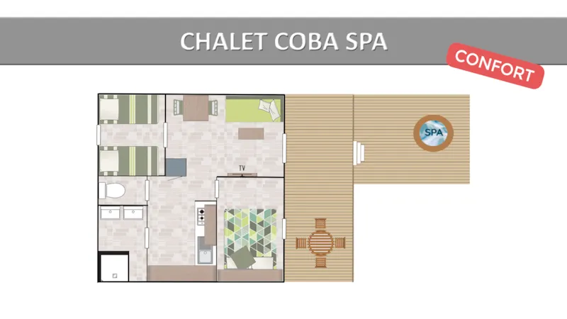 Chalet Coba. Confort Avec Spa