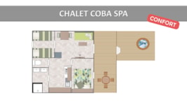 CHALET COBA. CONFORT AVEC SPA