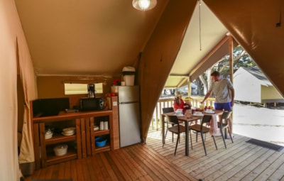NEW // Tente Lodge Confort without bathroom – 2 bedrooms — 2
