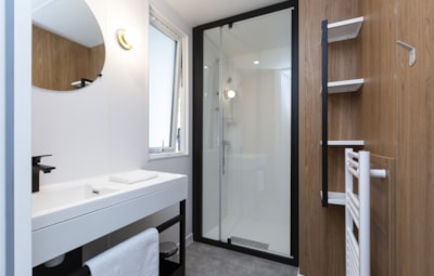 Premium Mobile Home 30m² (2 bedrooms) + terrace + TV + sheets and towels