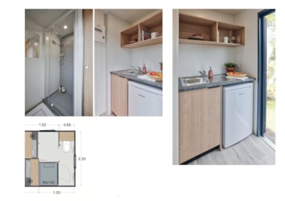 Pitch with private sanitary