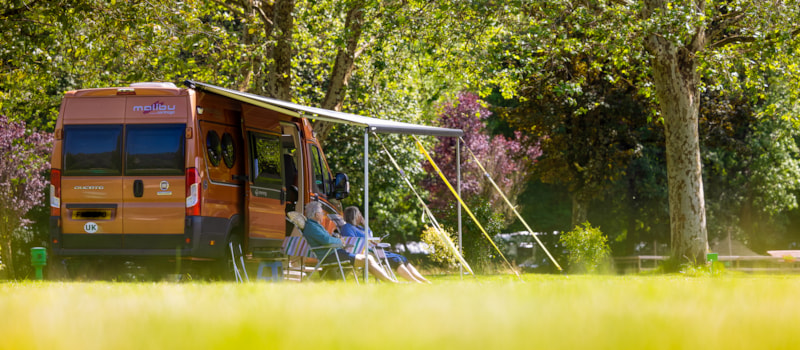 Comfort camping pitch