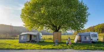 Pitch - Pitch With Private Sanitary - Camping Moulin du Bel Air