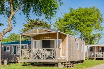 Mietunterkunft - Mobilheim Grand Confort 2 Zimmer 24M² Tv - Camping la Mer Blanche