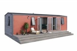 Mietunterkunft - Mobilheim 3 Zimmer - 38M² - 2 Badezimmer - Camping Jullouville les Pins