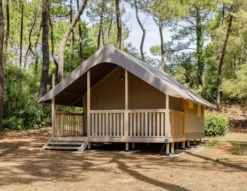 Mietunterkunft - Zelt Lodge Confort (2 Schlafzimmer - Ohne Sanitäranlagen) - Camping Demoiselles Plage