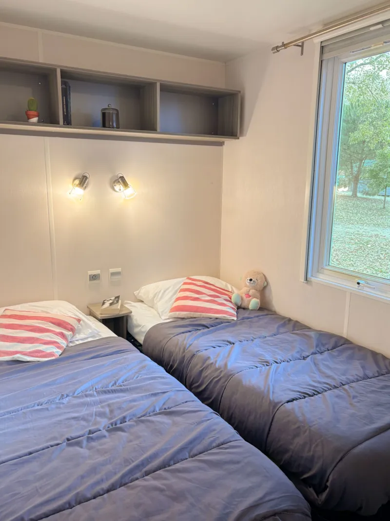 Mobil-Home Confort 30M² 3 Chambres + Terrasse Couverte + Lave-Vaisselle + Tv