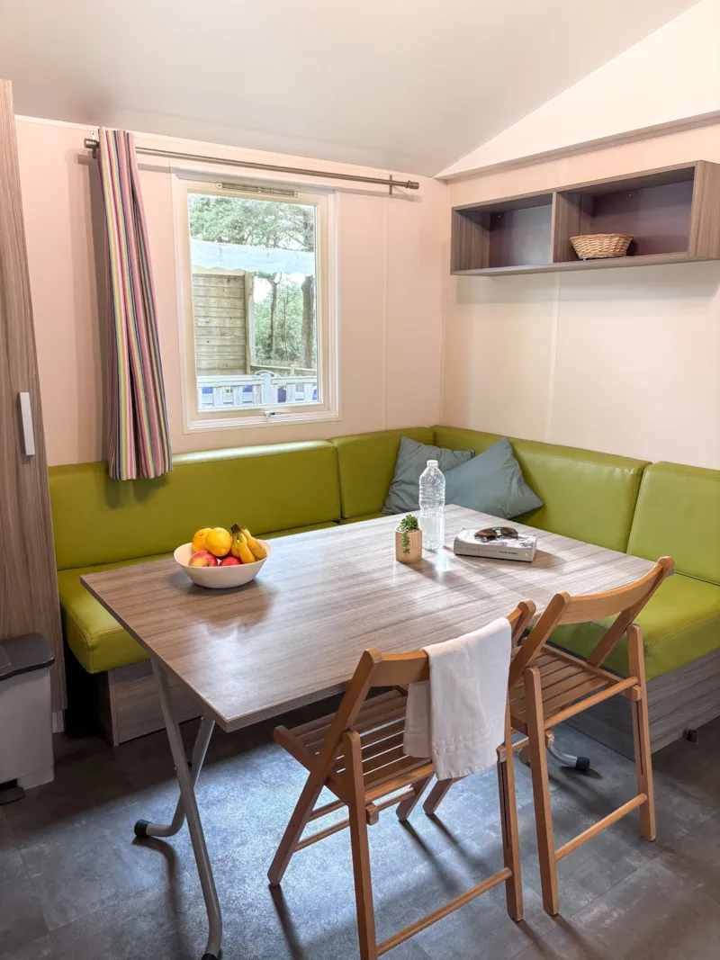 Mobil-Home Confort 30M² 3 Chambres + Terrasse Couverte + Lave-Vaisselle + Tv