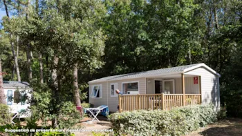 Accommodation - Mobile-Home Confort 24M² - 2 Bedrooms - Big Terrace + Tv - Flower Camping Les Dunes