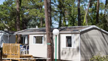 Accommodation - Mobile-Home Confort 28M² - 3 Bedrooms - Small Terrace + Tv - Flower Camping Les Dunes
