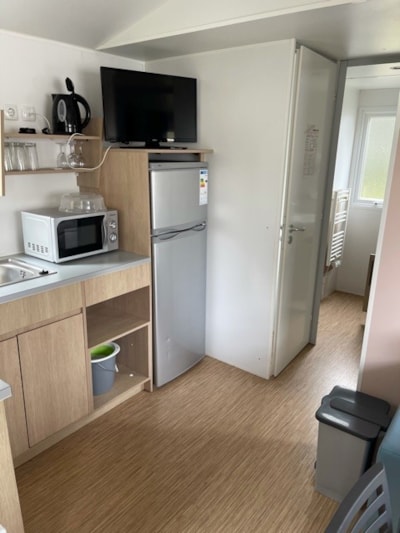 Mobile-home Confort 24m² - 2 bedrooms - Small terrace + TV