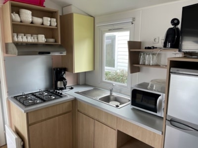 Mobile-home Confort 24m² - 2 bedrooms - Big terrace + TV