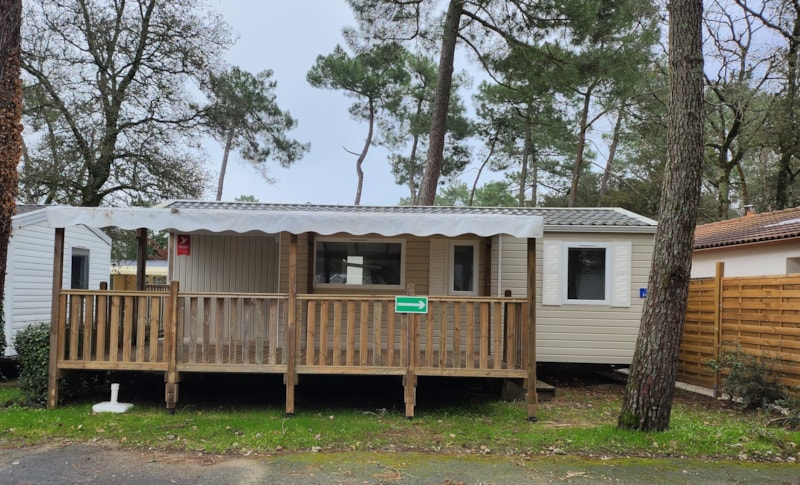 Casa Mobile Confort 24m² - 2 camere - Terrazza grande + TV