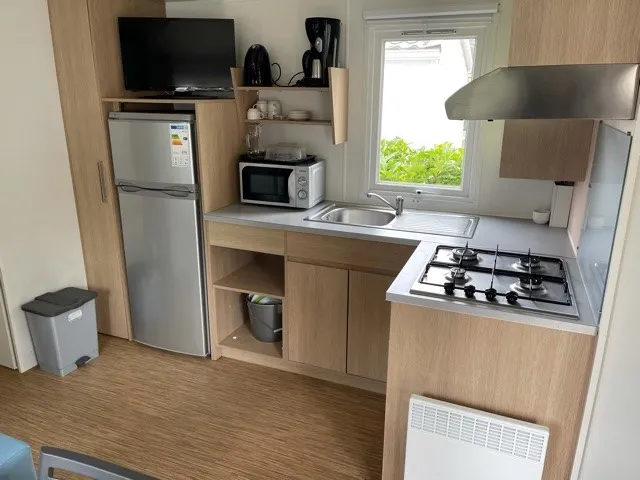 Mobil Home Confort 28M² - 3 Chambres - Petite Terrasse + Tv