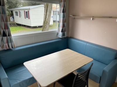 Mobile-home Confort 28m² - 3 bedrooms - Small terrace + TV