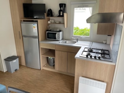 Mobile-home Confort 28m² - 3 bedrooms - Big terrace + TV