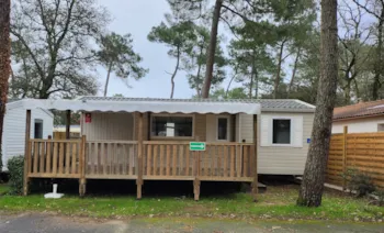 Mietunterkunft - Mobilheim Confort 28M²- 3 Schlafzimmer - Großes Terrasse + Tv - Flower Camping Les Dunes