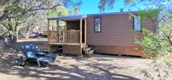 Mietunterkunft - Mobil Home Climatisé 1 Chambre - Camping Kevano Plage