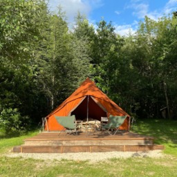 Accommodation - Glamping Tent 2 Pers - Camping Les Patis