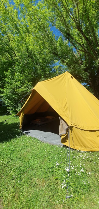 Glamping tent