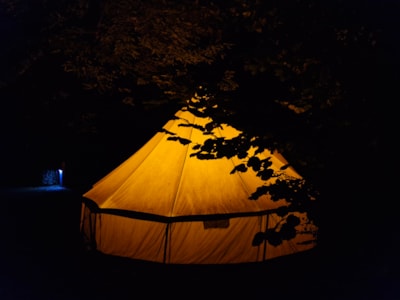 Glamping tent