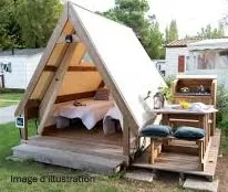 Mietunterkunft - Tente Rando - Camping Les Patis