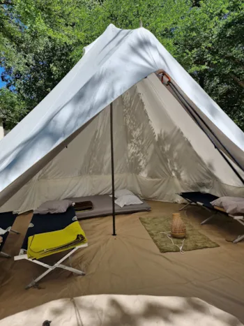 Mietunterkunft - Tipi-Zelt Gobi Für 5 Personen - Camping Les Patis