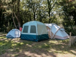 Kampeerplaats(en) - Natuurpakket (1 Tent, Caravan Of Camper / 1 Auto) - Flower Camping Port de la Chaîne