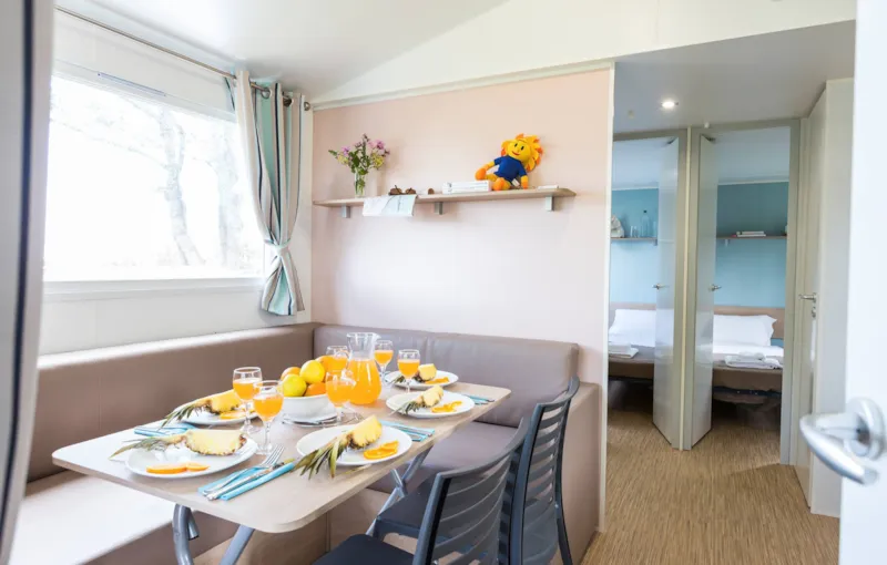Mobil Home Standard 32M² (3 Chambres) + Terrasse Intégrée + Tv
