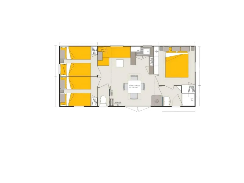 Homeflower Premium 35M² (3 Chambres) + Terrasse + Tv + Vue Mer