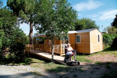 Mobile Home Confort PMR 29m² - 2 bedrooms - Covered terrace - TV