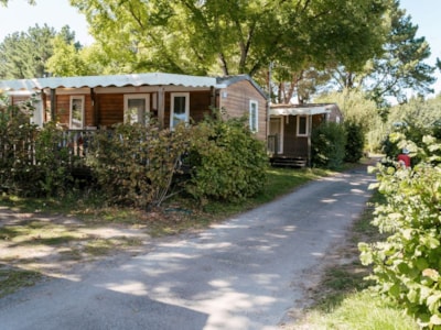 Comfort mobile home 29m² - 3 bedrooms - Covered terrace - TV - dishwasher