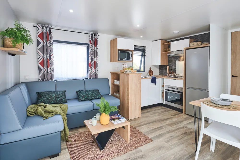 Location - Mobil Home Vip 2 Chambres - Camping Abbatiale
