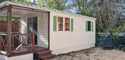 Accommodation - Mobile Home Ophéa Terrasse - 2 Bedrooms - Camping La Gantesse