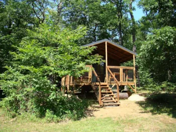 Mietunterkunft - Premium-Hütte 30M2 | 1 Schlafzimmer | Badezimmer Mit Wc - Camping Ecoresponsable Le Rêve