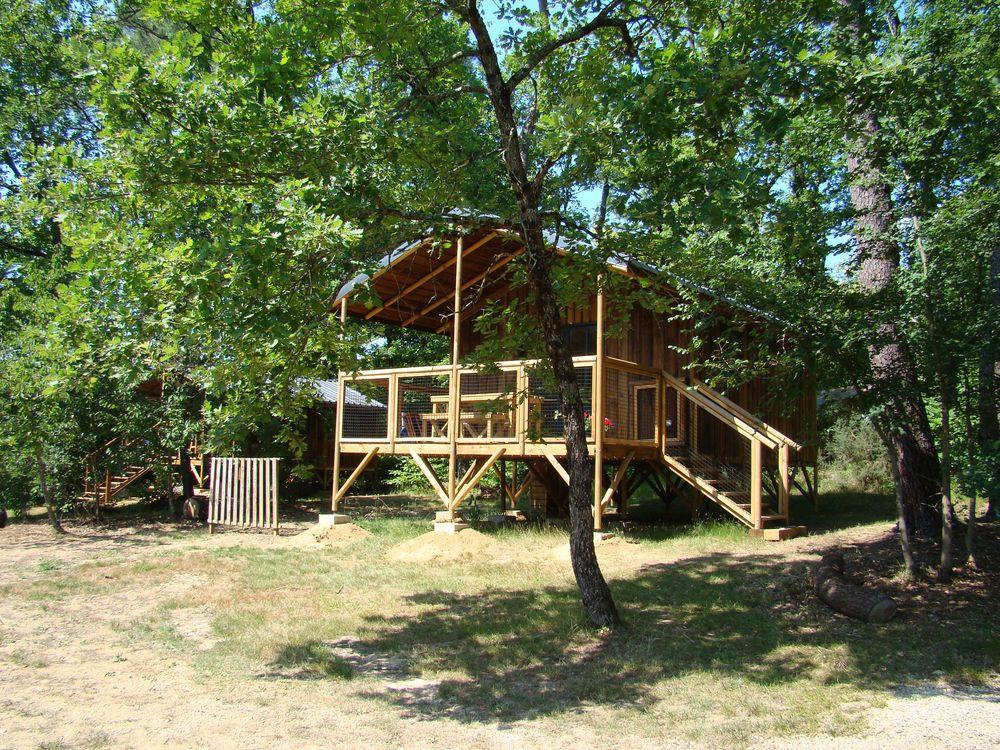 Accommodation - Premium Hut On Stilts Morphee - The Magic Of Authenticity - Camping Ecoresponsable Le Rêve