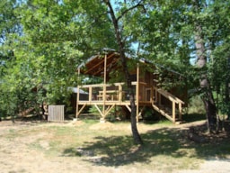 Accommodation - Premium Hut On Stilts Morphee - Camping Ecoresponsable Le Rêve