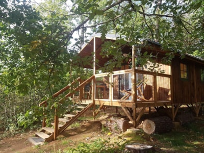 PREMIUM HUT 30m2 | 1 bedroom | Shower room with WC
