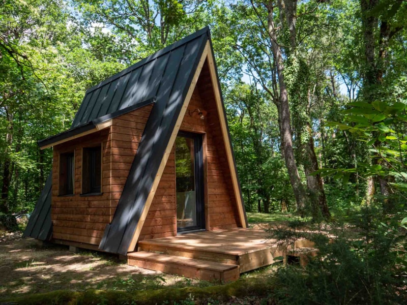 A-frame hut | 1 slaapkamer | Keuken | Terras