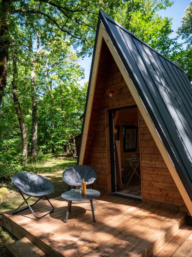 A-frame hut | 1 slaapkamer | Keuken | Terras